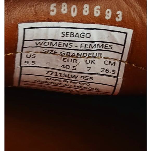 Sebago USA Women's SZ 9.5 Docksides Ostrich Leather Penny Loafer Royal Blue RARE - Picture 9 of 11